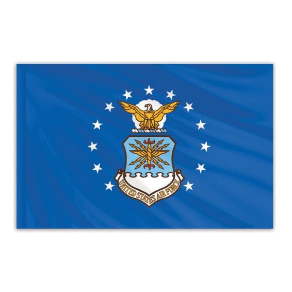 Global Flags Unlimited Air Force Indoor Nylon Flag 4'x6' 203856 - main